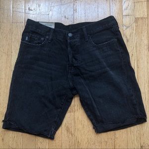 Abercrombie & Fitch Men’s Black Jeans Shorts